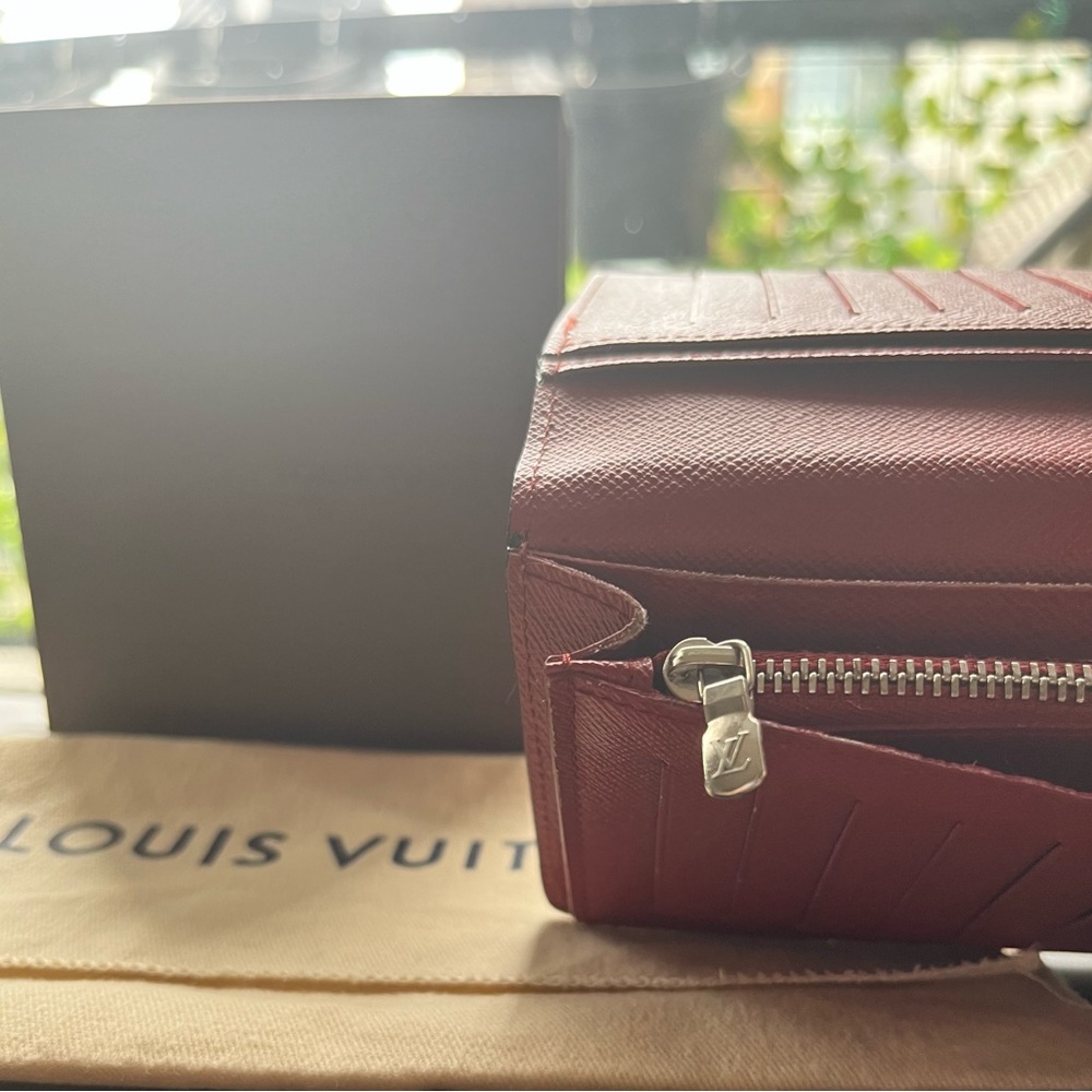 SOLD Authentic Brazza Wallet - Epi Louis Vuitton Unisex - Rare Color